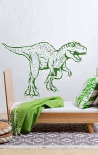 наклейка Динозавр тираннозавр