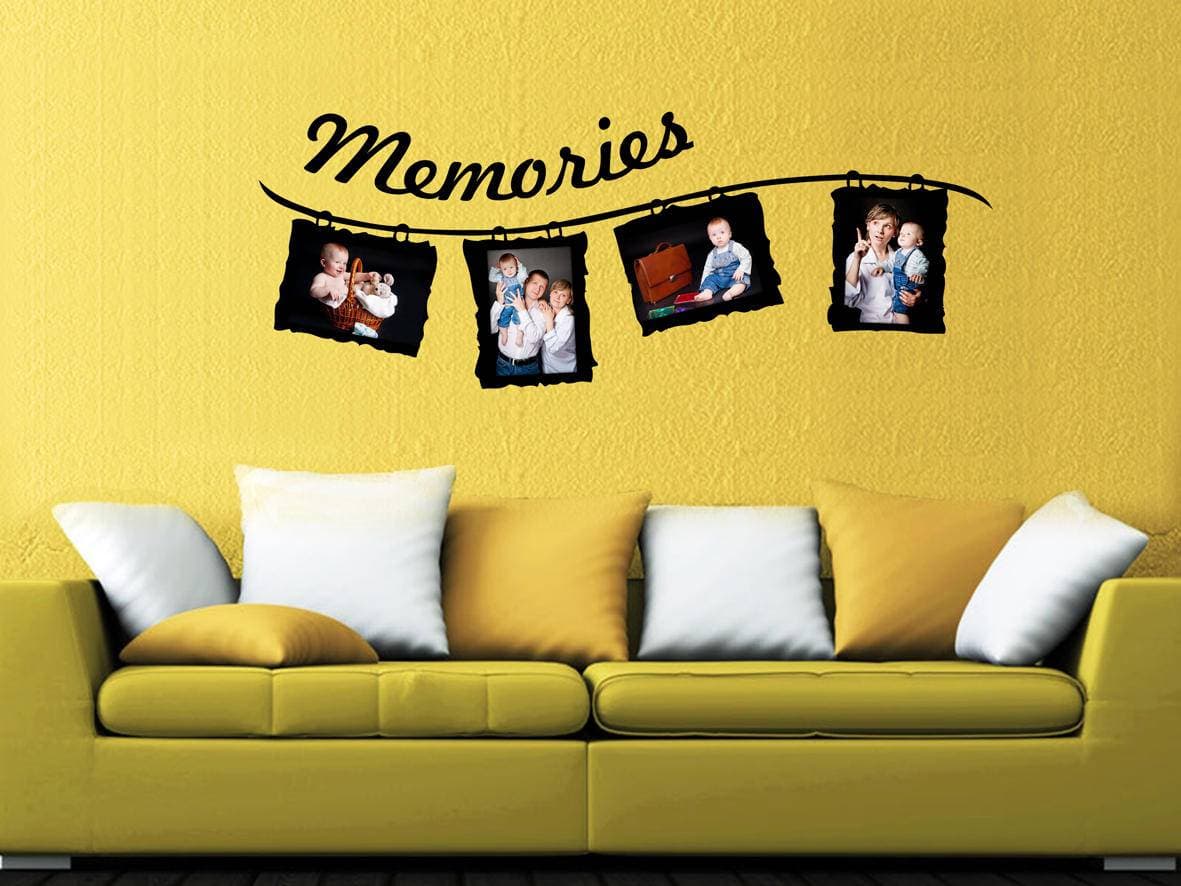 Дизайнерская наклейка на стену Воспоминания