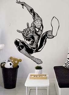 Дизайнерская наклейка на стену Человек-паук (Spider man)