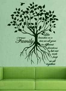 наклейка Семейное дерево