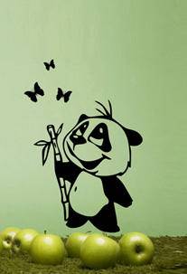 наклейка Маленькая панда