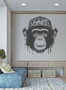 наклейка Обезьяна 1 (граффити)